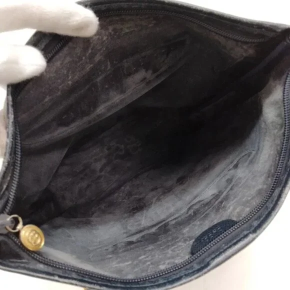 Gucci GG Navy PVC Leather Tote Bag